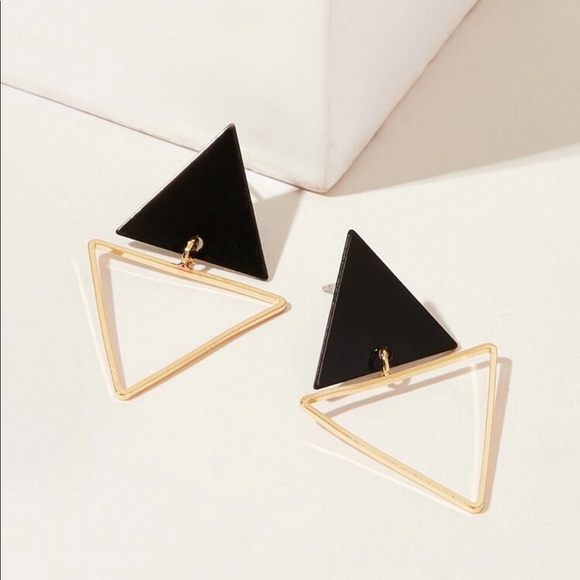 Jewelry - •Double Triangle Studs•